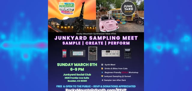 JUNKYARD SAMPLING MEET: Sample | Create | Perform