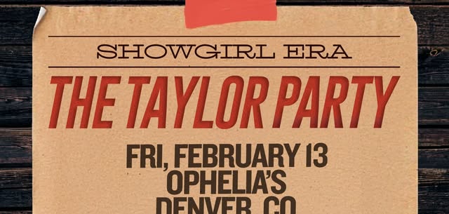 The Taylor Party: Taylor Swift Night