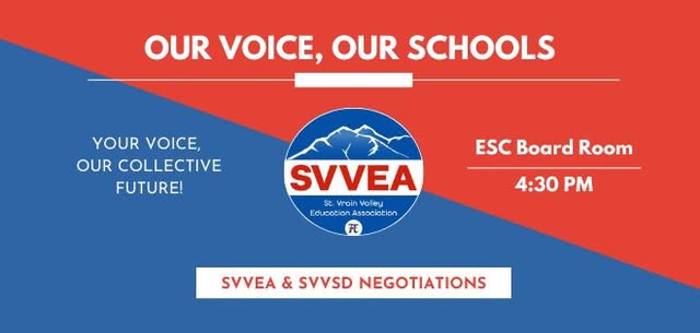 SVVEA & SVVSD Negotiations