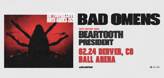 BAD OMENS: DO YOU FEEL LOVE NORTH AMERICAN TOUR