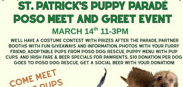 Puppy Parade, Dog Market and Adoption Event!