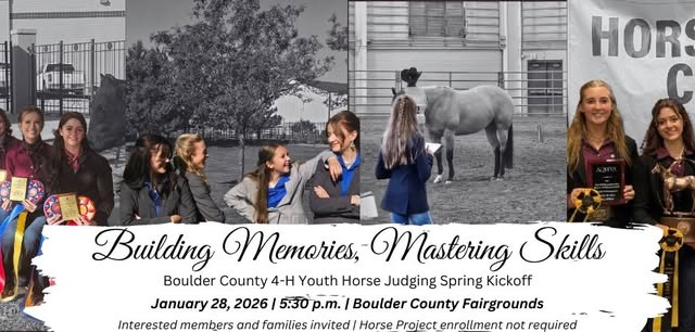 Horse Judging Team Kickoff & Welcome Night