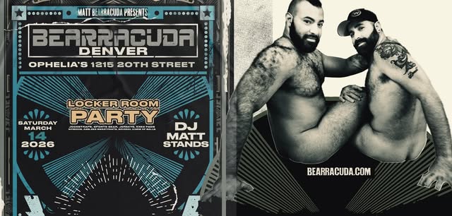 Bearracuda Denver: Locker Room Party!
