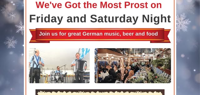 German Band Nights - Friday & Saturday, Januay 30 & 31
