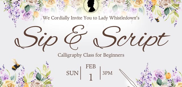 Sip & Script: Calligraphy Workshop