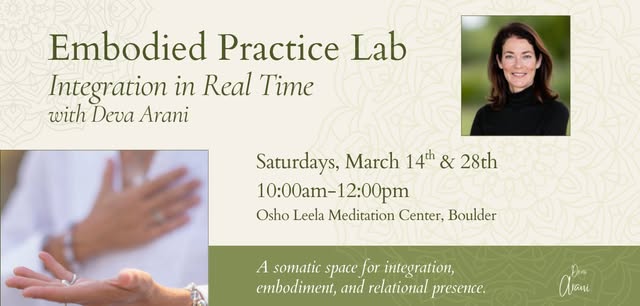 Embodied Practice Lab with Deva Arani