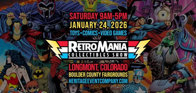 Retromania Show in Longmont Boulder Colorado 2026!