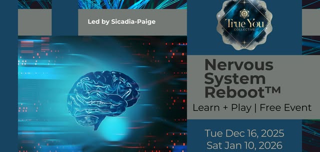 Nervous System REBOOT™ – Learn + Play Free Event