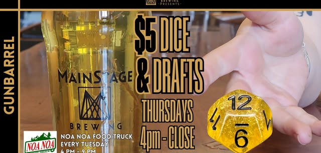 $5 Dice & Drafts