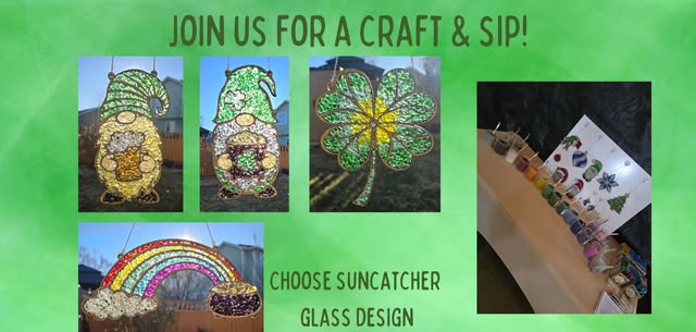 Craft and Sip: Crushed Glass Art with Peaks & Paint