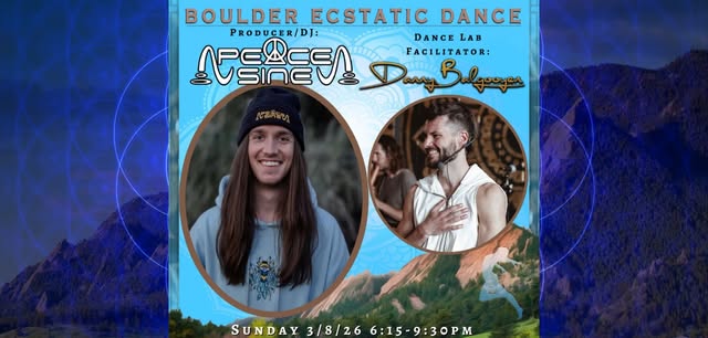 Boulder Ecstatic Dance (BED) - Peace Sine 3/8