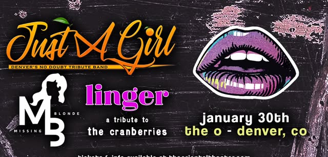 Tributes to No Doubt, Missing Persons, Blondie & The Cranberries!