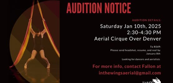 In the Wings 2026 Company Auditions