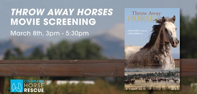 Throw Away Horses Movie Screening
