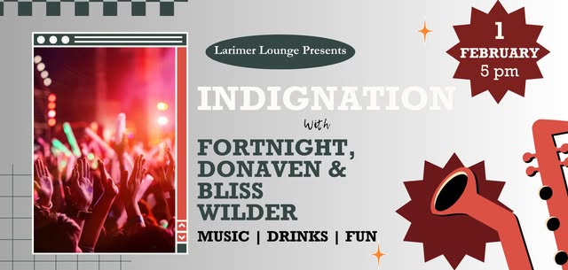 Indignation w/ Fortnight, Donaven + Bliss Wilder