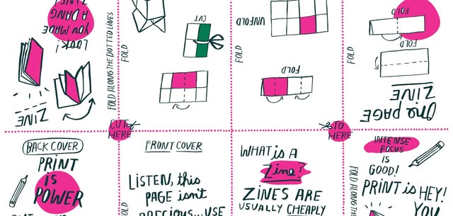 Zine Making at Rise in Solidarity- A Community Event