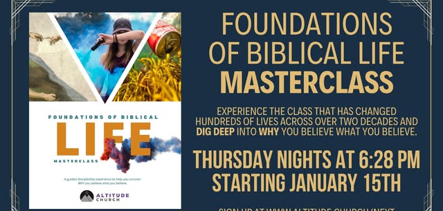 Foundations of Biblical Life MasterClass