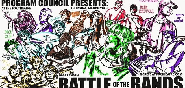 Program Council Presents Battle of the Bands | The Fox Theatre