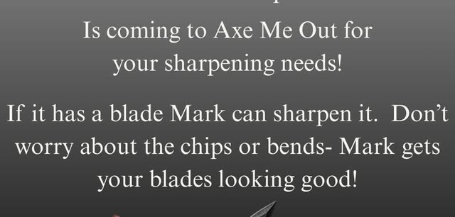 Knife and Axe Sharpening