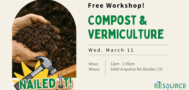 Free Workshop: Compost & Vermiculture