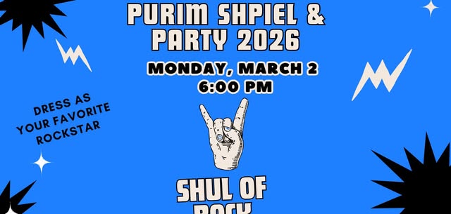 Purim Shpiel and Party: Shul of Rock