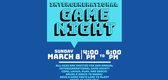 Inter-generational Game Night