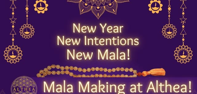 New Year Mala Making at Althea!
