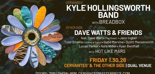 Kyle Hollingsworth Band w/ Breadbox (Ballroom) + Dave Watts & Friends w/ Hot Like Mars (Other Side)