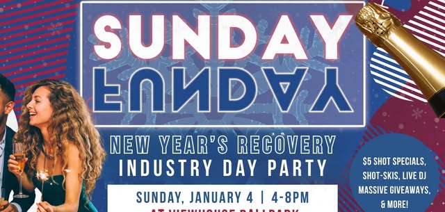 New Year Recovery Industry Sunday Funday