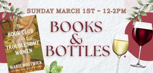 Books & Bottles: March Event