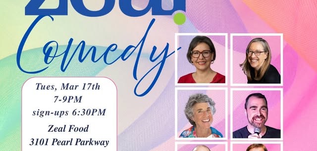 🎤🍀 Zeal Comedy Night – St. Paddy’s Edition!