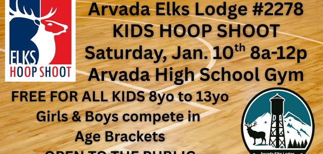 FREE Kids National Elks Hoop Shoot